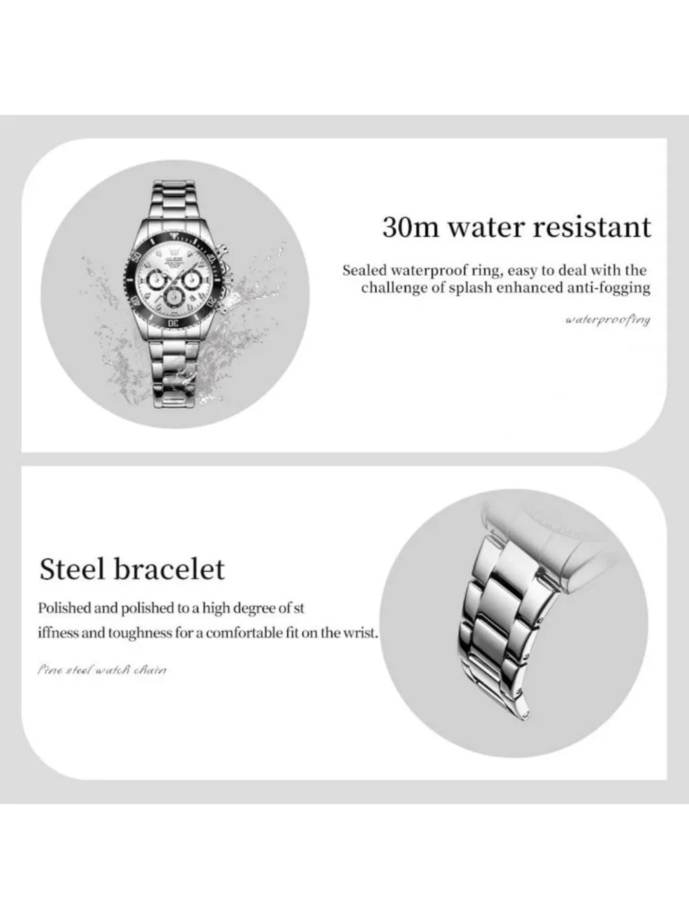 Stylish Women's Diamond Dress Watch - Analog Quartz, Waterproof, Luminous